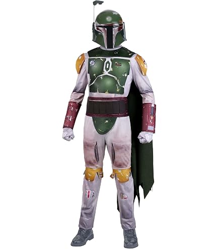 Amazon.com: Supreme Edition Boba Fett Costume X-Large Green